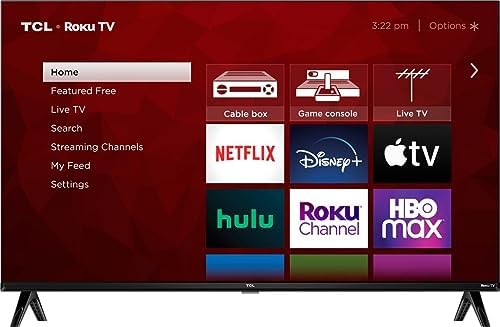 TCL 32-Inch Class 3-Series Full HD 1080p LED Smart TV with Dual-Band WiFi Works with Popular Voice Assistants 32S357 (Renewed)